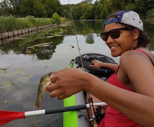 Pêcher en kayak