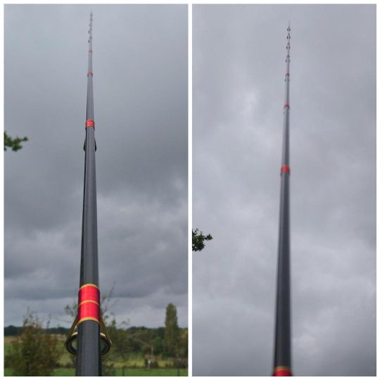 Rodbuilding alignement des anneaux de canne à pêche
