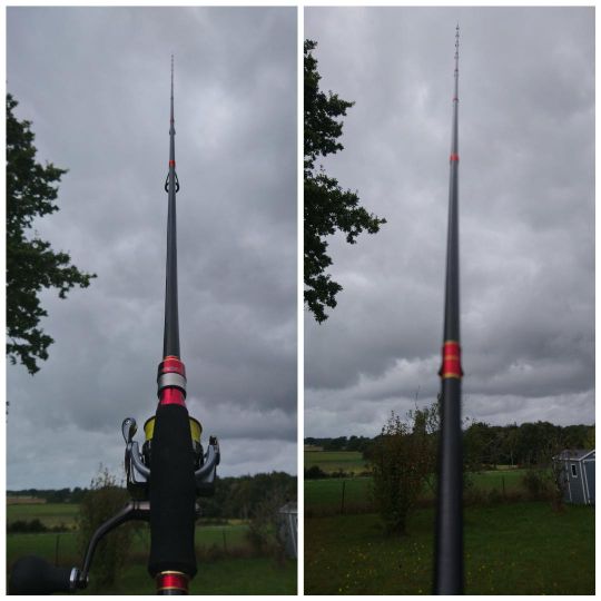 Rodbuilding alignement des anneaux de canne à pêche