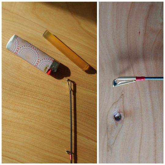 Rodbuilding alignement des anneaux de canne à pêche