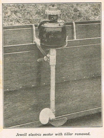 Moteur électrique de pêche