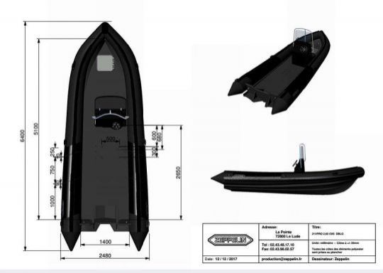 aménagement d'un zeppelin