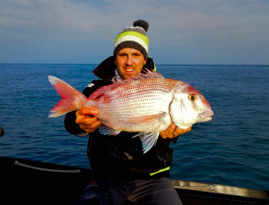 pêche du pagre au leurre souple