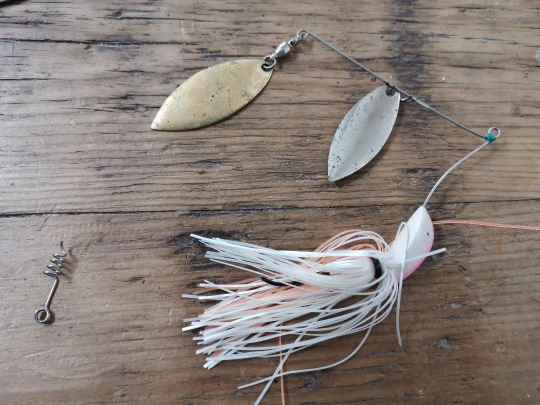 Un spinnerbait cassé peut toujours servir...
