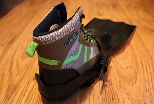 Palmes float-tube + chaussure de wading