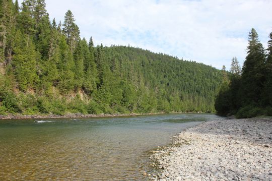 Rivière Bonaventure, Québec, Canada