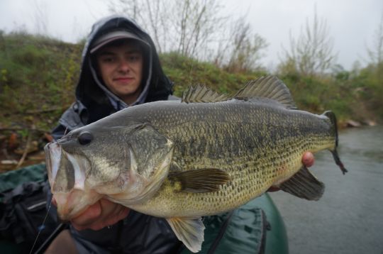 Front froid de fin de saison, les poissons affectionnent les zones abruptes avec des structures et substrats durs.