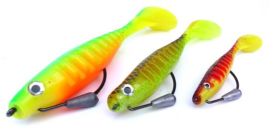 La famille Néo Shallow au complet : 16, 13 et 9 cm.
