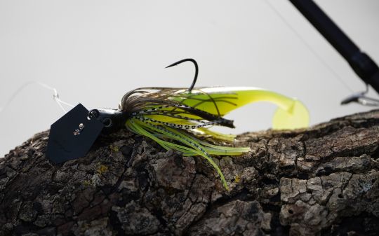 Jack Hammer Evergreen associé à un Magic Fat Shad Illex en trailer. ©Thierry Lecouple