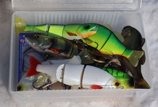 Ma boite de rangement de swimbaits