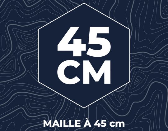 Taille minimale de validation = 45 cm.