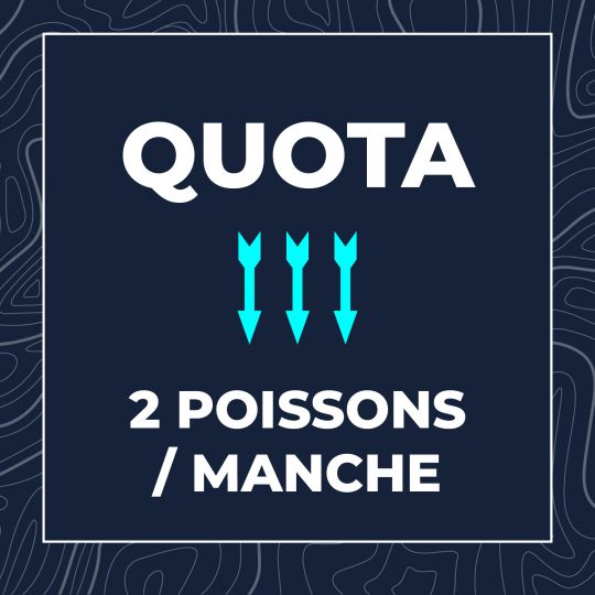 Un quota de 2 bars par manche pour valoriser l'image de cette compétition en pariant sur la validation de moins de poissons mais des plus jolis..
