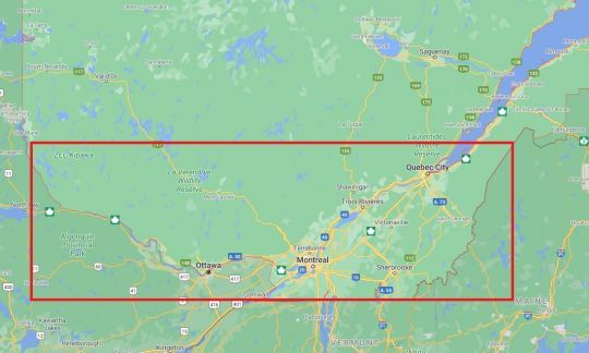 Répartition des achigans à petite bouche au Québec.