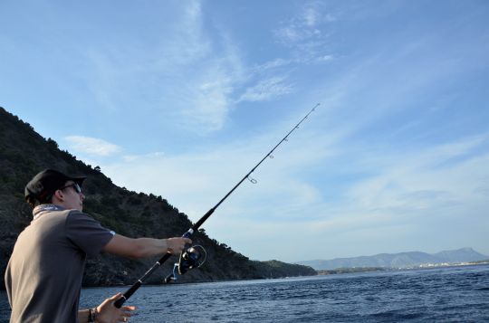 Une canne idéale pour lancer loin