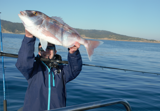 La joie du pêcheur