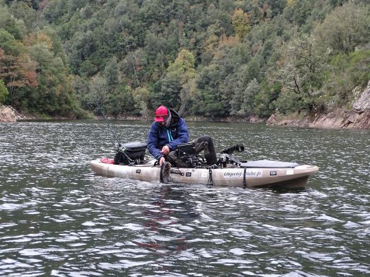 Pêche en kayak