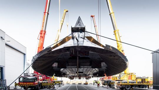 Retournement de la coque du Project 406