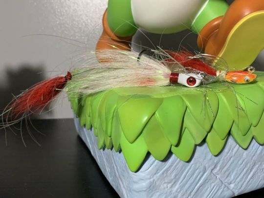 Bucktail jig pour pêcher le peacock bass.