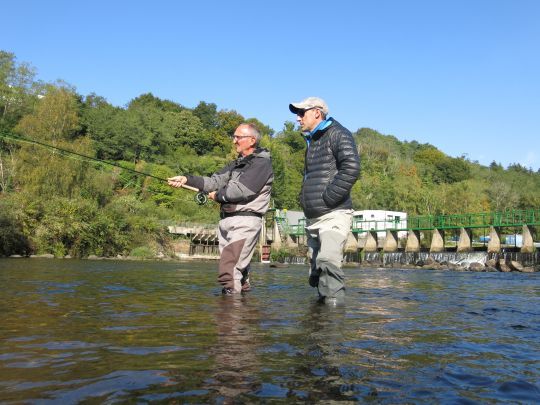 L'alose se pêche en dérive aval à l'aide de canne à une main ou switch