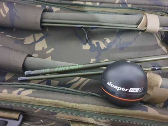 Le Deeper peut-être utilisé avec des cannes plus courte comme la Freeway 3.5 lbs