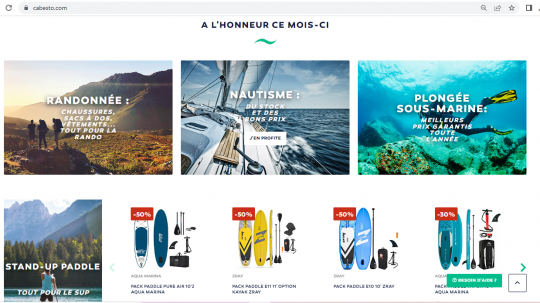 Pour les activités outdoor