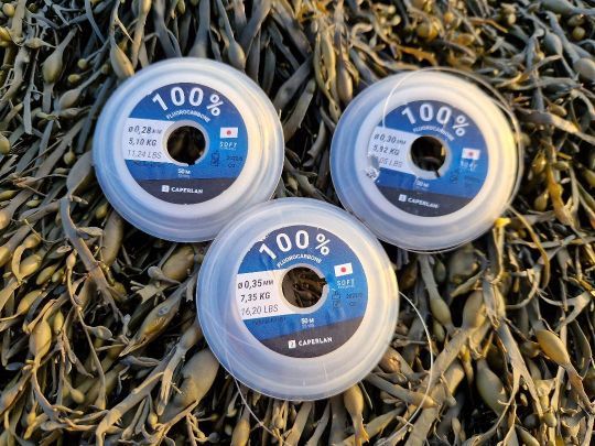 J'ai testé toute la saison le fluorocarbone dans 3 diamètres différents.