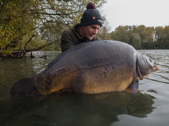 Pêcheur de carpes pendant 25 ans