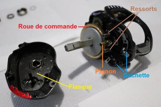 Flasque démonté.