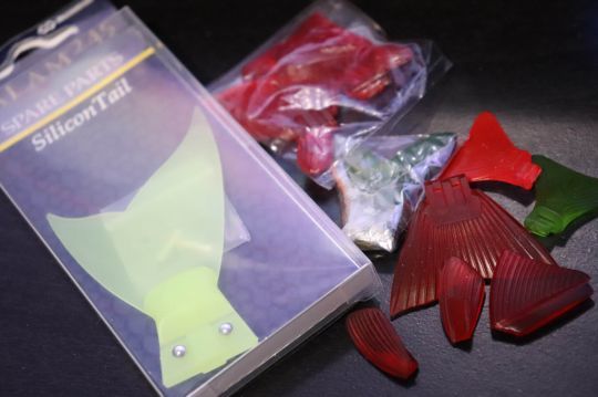 Se constituer un stock de queues de rechange permet de prolonger la durée de vie des hard swimbaits.
