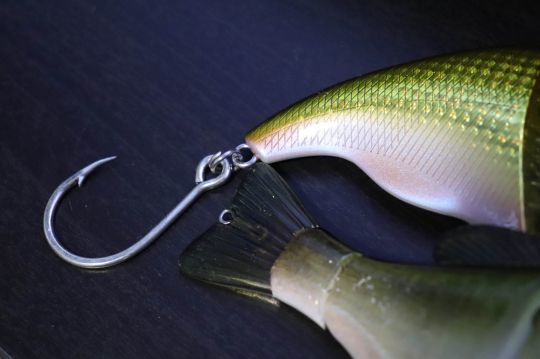 Certains hard swimbaits n'ont pas de queue souple.