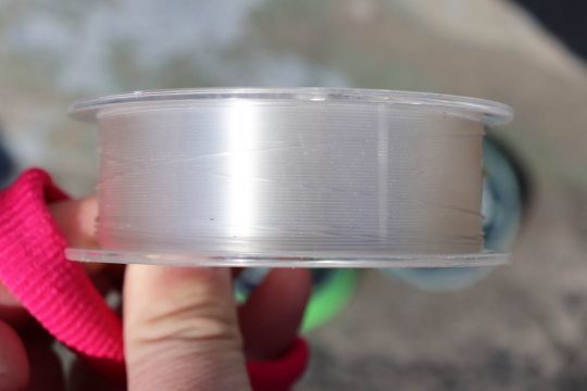 Le fluorocarbone Varivas est parfaitement enroulé.