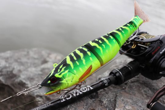 La couleur crazy pike devrait plaire aux brochets !