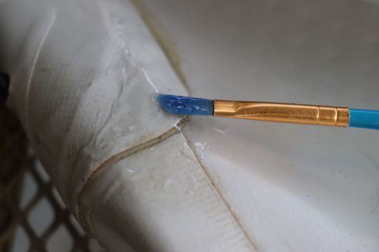 L'Aquaseal est efficace pour réparer le PVC.