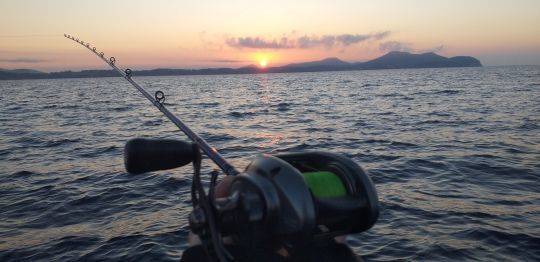Les zones peu profondes au lever et au coucher du soleil