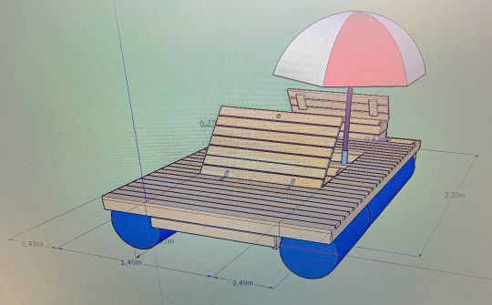 Il est nécessaire pour ne pas dire indispensable de réaliser des plans avant construction. Cela permet d'estimer les besoins en matériaux et de faire des économies ! Ce plan est approximatif et a un peu évolué lors de la construction 
