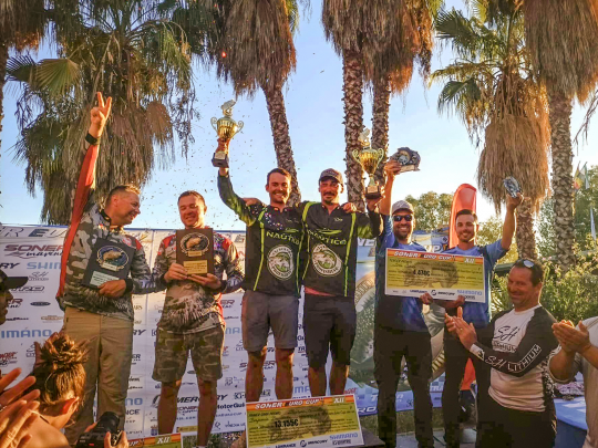 Avec un BAG final à 45 lbs la Team de Ben et Bastien remporte la compétition !