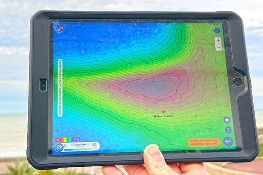 La Bathyvision permet d'ajuster les coins de pêche avec précision