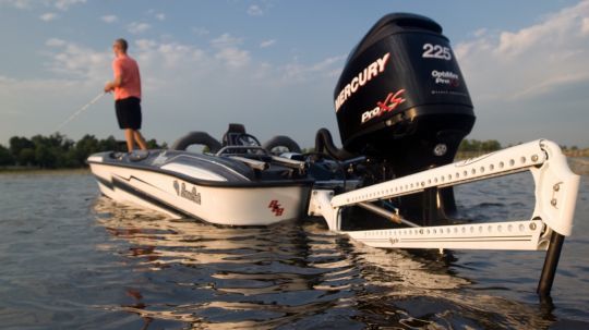 Hydraulic anchors are very popular with Bass Boat owners.