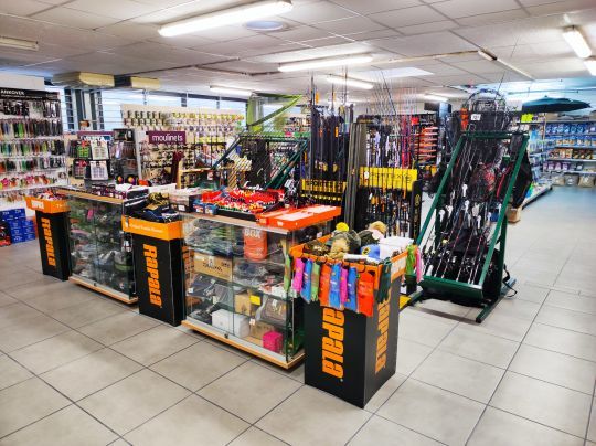 Un magasin pour les passionnés de pêche