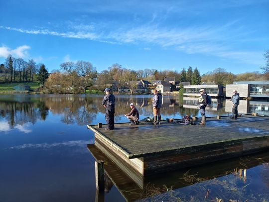 Démonstration des stratégies de Grégoire Juglaret Multiple champion du monde de pêche à la mouche