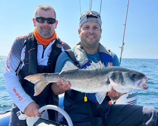 Compétition de pêche du bar.