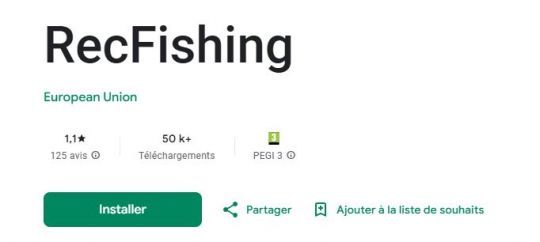 Une application obligatoire pour déclarer ses prises.