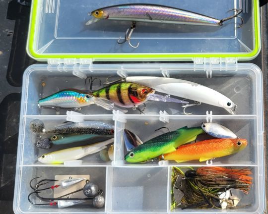 Une sélection de leurres pour le brochet.