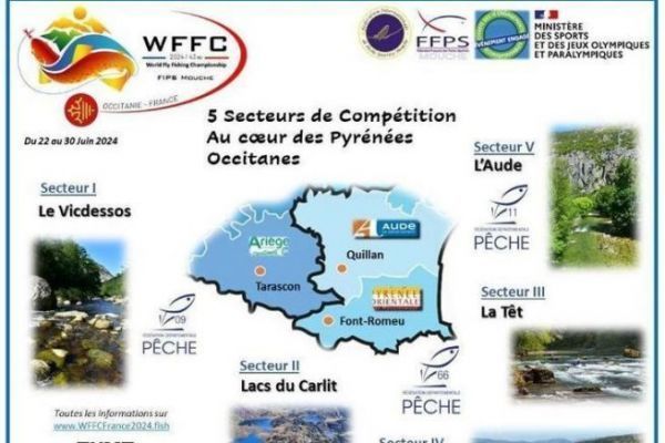 Weltmeisterschaft im Fliegenfischen in Frankreich