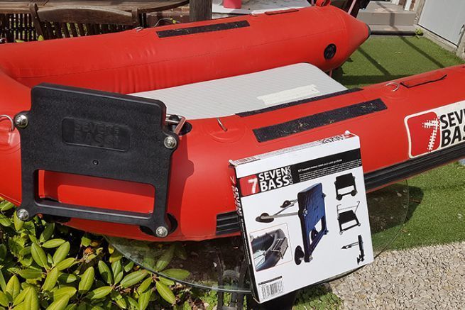 Motorhalterung 7 Bass, Anpassung zur Bestimmung der zuknftigen Position der aufzuklebenden Pads