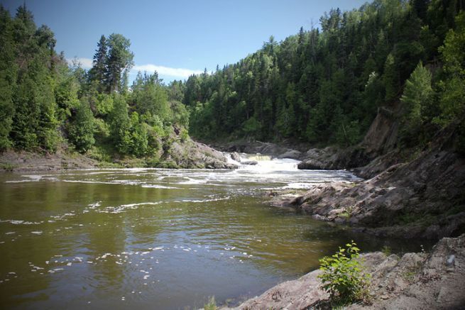 Rimouski River, Quebec, Kanada.