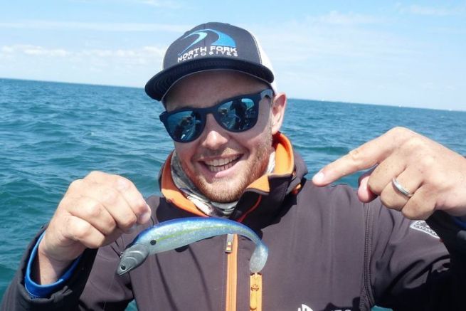 Der Nitro Shad von Illex, der Referenz-Shad für das Wolfsbarschangeln in der Schleppangel!