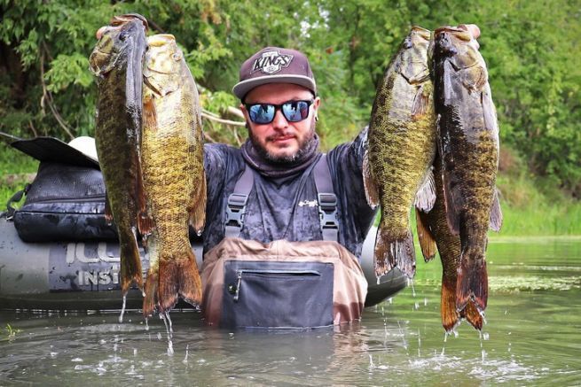 Der kleinmulige Achigan, eine in Qubec sehr hufige Blackbass-Art!