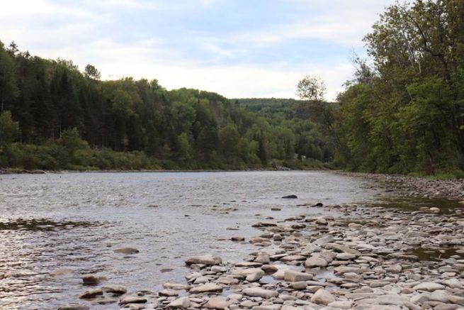 Matapedia River, Quebec, Kanada.