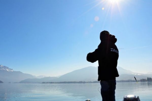 Angeln am See von Annecy, Angeln in einer auergewhnlichen natrlichen Umgebung